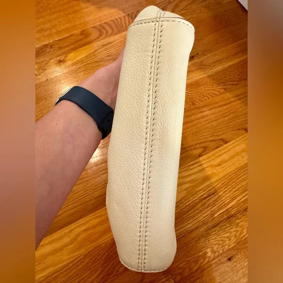 Kate Spade Shoulder Bag in Cream White Leather - Vintage Y2K Style - Neutral - Picture 8 of 9